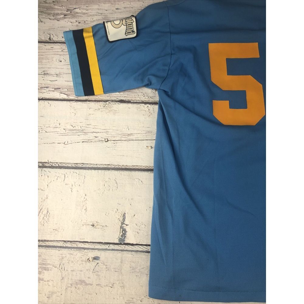Vintage Don‎ Alleson Amazing Wonderbears Jersey Mens Large Blue Baseball Disney - Picture 11 of 13